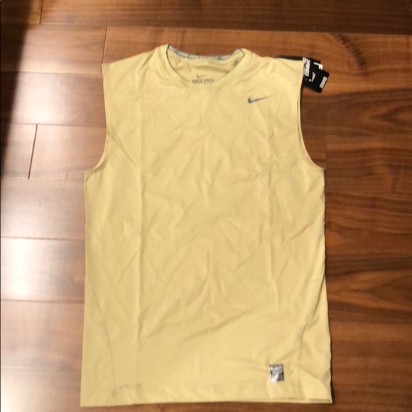nike dri fit cut off shirt